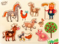 Smily Play Állatok a farmon - 8 darabos puzzle