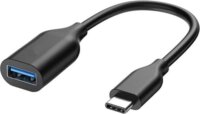 Gigapack USB-C apa - USB-A anya 3.0 Adat kábel - Fekete