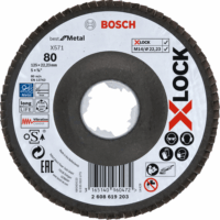 Bosch X-LOCK X571 K80 Best for Metal Szögletes vágókorong - 125mm