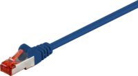 Goobay S/FTP CAT6 patch kábel 0.15m - Kék