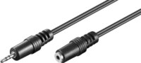 Goobay 50458 2.5mm Jack apa - 2.5mm Jack anya hosszabbító kábel 2.0m