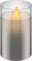Goobay 60371 LED Valódi viaszgyertya Dekoráció - Szürke