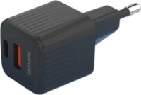 4smarts VoltPlug Duos Hálózati USB-A / USB-C töltő - Fekete (20W)