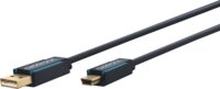 Clicktronic 70126 USB-A apa - Mini USB-B apa 2.0 Adat és töltő kábel 1m - Szürke