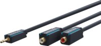 Clicktronic 70492 3.5mm Jack apa - 2x RCA anya Kábel (0.1m)