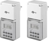 Goobay 55545 Kültéri Időzítő kapcsolós aljzat (2 db/csomag)