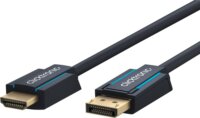 Clicktronic 44925 Displayport 1.2 - HDMI 1.4 Kábel 3m - Fekete