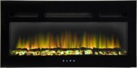 Home FKKI 05 Beépíthető/Fali Elektromos kandalló 2000W - Fekete