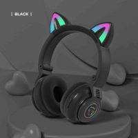 Goodbuy Macaron Wireless Gyermek Headset - Fekete