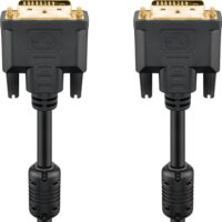 Goobay 93109 DVI-D - DVI-D Kábel 10m - Fekete