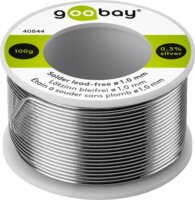 Goobay 40844 Ólommentes forraszanyag 100g (1.0 mm)