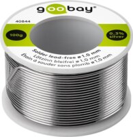 Goobay 40844 Ólommentes forraszanyag 100g (1.0 mm)