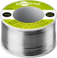 Goobay 51131 Ólommentes forraszanyag 100g (0.35 mm)