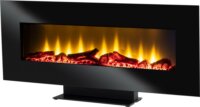 Home FKK 24 Szabadonálló/Fali Elektromos fali kandalló talppal 1800W - Fekete