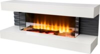 Home FKK 10 Szabadonálló Elektromos panoráma kandalló 2000W - Fehér