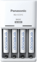Panasonic Eneloop Basic BQ-CC51 4x AA/AAA NiMH Akkumulátor Töltő