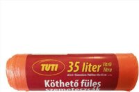 Tuti Köthető füles szemeteszsák 35 l (20 db / tekercs) - Narancs