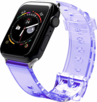 Fusion Light Apple Watch 2/3/4/5/6/SE/7 Szilikon szíj 38/40/41mm - Lila