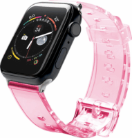 Fusion Light Apple Watch 2/3/4/5/6/SE/7 Szilikon szíj 38/40/41mm - Piros