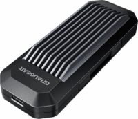 Graugear G-M202-AC-10G USB-C Külső M.2 NVMe SSD Ház - Fekete