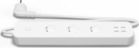 Tesla Smart Plug 230V Okos hálózati elosztó 3 aljzatos + 4db USB 1.8m - Fehér