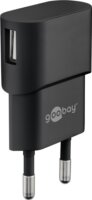 Goobay USB-A Hálozati töltő - Fekete (5W)