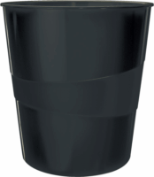 Leitz Recycle 15 literes karbonsemleges műanyag papírkosár - Fekete