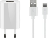 Goobay USB-C / USB-A Hálozati töltő készlet - Fehér (5W)