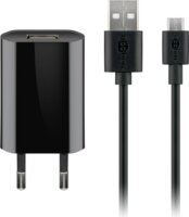 Goobay 44982 Micro-USB / USB-A Hálozati töltő készlet - Fekete (5W)