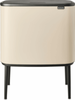 Brabantia Bo Touch 3 x 11 literes érintőfedeles fém Szelektív szemetes - Bézs