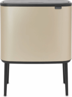 Brabantia Bo Touch 3 x 11 literes érintőfedeles fém szemetes - Arany