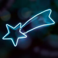 Somogyi NEON 1 Dekorációs Ablakdísz - Hullócsillag