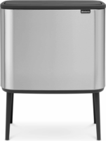 Brabantia Bo Touch 11 + 23 literes érintőfedeles fém Szelektív szemetes - Inox