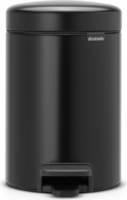 Brabantia NewIcon pedálos fém szemetes 3L - Fekete