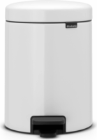 Brabantia NewIcon 5 literes pedálos fém szemetes - Fehér