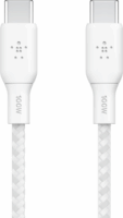 Belkin CAB014BT2MWH USB-C apa - USB-C apa 3.0 Adat és töltő kábel - Fehér (2m)