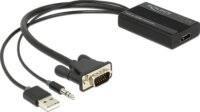 DeLOCK VGA - HDMI adapter audió funkcióval