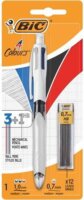 BIC 4 Colors Nyomógombos golyóstoll nyomósirónnal egyben