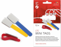 Label The Cable LTC 2530 Mini kábelcímkék - Kék/Sárga/Piros (10db)