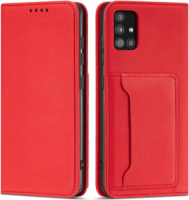 Fusion Magnet Card Samsung Galaxy A13 5G/A04s Flip Tok - Piros