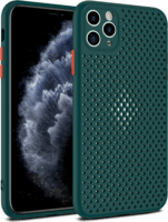 Fusion Breathe Apple iPhone 12 Pro Max Szilikon Tok - Zöld