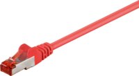 Goobay S/FTP CAT6 Patch kábel 25m - Piros