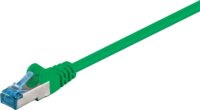 Goobay S/FTP CAT6a Patch kábel 5m - Zöld