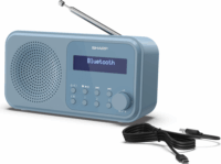 Sharp DR-P420 Hordozható DAB+/BT Bluetooth Rádió - Kék