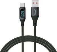 Savio CL-172 USB-A apa - USB-C apa 2.0 Adat és töltőkábel (1m)