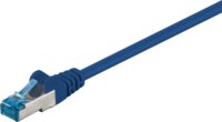 Goobay S/FTP CAT6a Patch kábel 0.25m - Kék