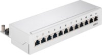 Goobay 69306 Asztali patch panel - 12 port