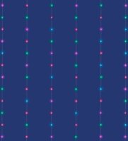 Somogyi LEDS120CV-2 Kül-/Beltéri LED fényfüggöny 2x2m - Színes