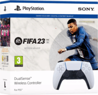 Sony DualSense Vezeték nélküli controller - Fekete/Fehér (PS5) + FIFA 23