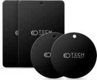 Tech-Protect Fém ellenlapka mágneses autós tartóhoz - Fekete (4db/csomag)